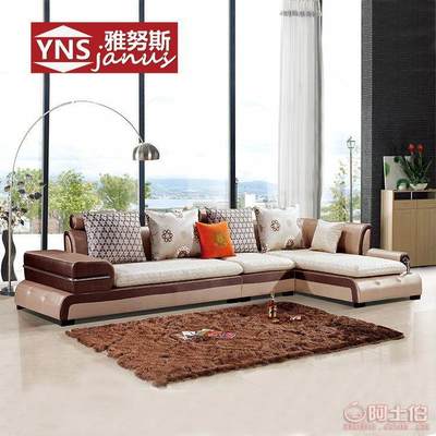 雅努斯特价批发 简约创意布艺沙发，点亮小户型客厅新生活